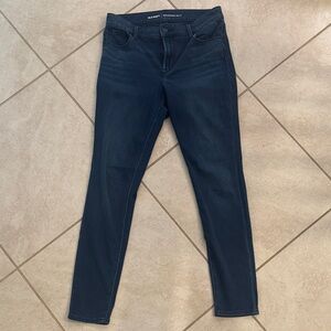 Old Navy Women's Rockstar 24/7 Navy Skinny Jeggings